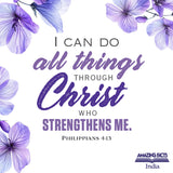 I can do all things through Christ- Fridge magnet