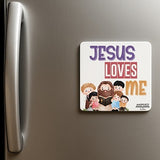 Jesus loves me!- Fridge magnet
