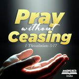 Pray without ceasing - Fridge magnet