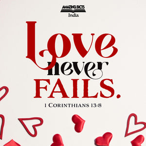 Love never fails - Fridge magnet