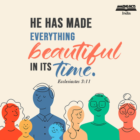 He has made everything beautiful in its time- Fridge magnet