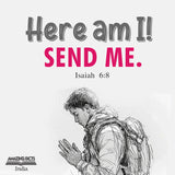 Here am I! send me- Fridge magnet