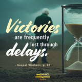 Ellen G. White quote- Fridge magnet